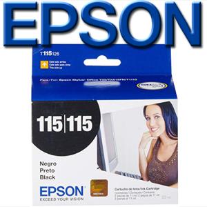 Cartucho EPSON T115 Negro x 2 Unidades Original (T115126-AL)