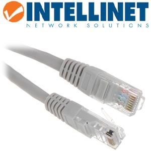 Patch Cord UTP Cat5e 1 Mt Intellinet Gris (318921)