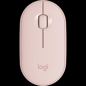 Mouse Inalambrico Logitech M350 Pebble (910-005769) Rosa