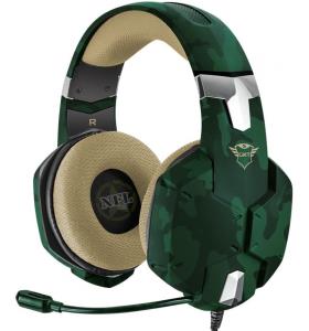 Auricular Gamer Con Microfono Trust CARUS Jungle Camo (GXT 322C) - 50% OFF