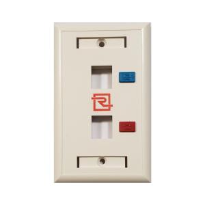 Faceplate ReguVolt 2 Puertos (RV-FPLATE-2U)