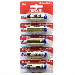 Pila Maxell Alcalina AA Blister x5 1.5V (AA-5TS)
