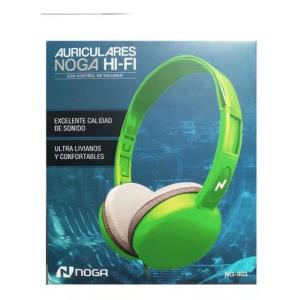 Auricular Cableado PC/MP3 Noga (NG-903) Verde