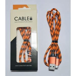 Cable USB a Micro USB 1 Mt Trenzado 2A Jottax NARANJA (IN13-MR) 21001IC06011920F