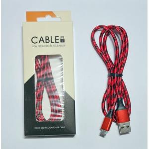 Cable USB a Micro USB 1 Mt Trenzado 2A Jottax ROJO (IN13-MR) 21001IC06011920F
