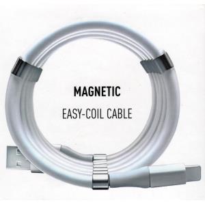 Cable USB a Micro USB 1,5 Mts Magnetico 3A Jottax Carga Super Rapida BLANCO (IN21-MR150) 21001IC06011920F