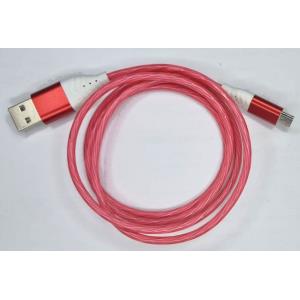 Cable USB a Micro USB 1 Mt Luces LED 2A Jottax ROJO (IN15-MR) 21001IC06011920F