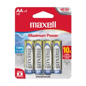 Pila Maxell Alcalina AA Blister x4 1.5V (AA-4BP) (BP X24)