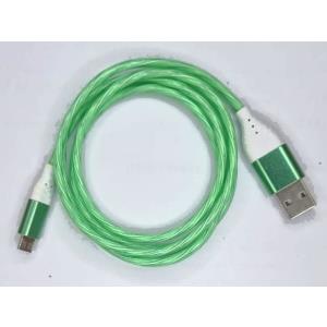 Cable USB a Lighting 1 Mt Luces LED 2A Jottax VERDE (IN15-IP) 21001IC06011920F