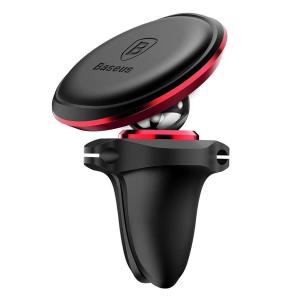 Soporte Magnetico de Celular Para Auto Baseus (SUGX020009) Negro/Rojo