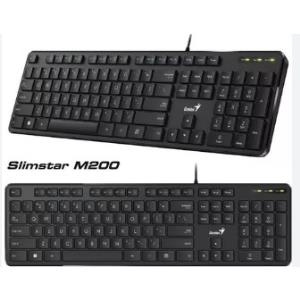 Teclado USB Genius SlimStar M200 (31310019401)