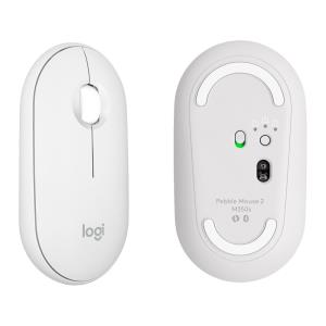 Mouse Inalambrico Logitech M350S Pebble Mouse 2 (910-0007047) Blanco