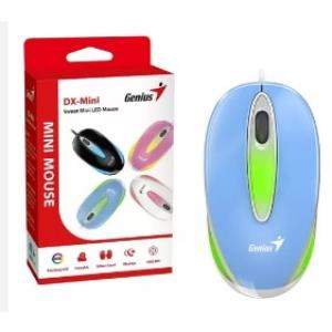 Mouse Genius Usb DX-mini with Flashing Led (31010025402) Celeste