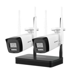 Kit NVS IP 2 Bullet 4mp Wi-Fi Hikvision (NKS424W0H)
