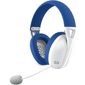 Auricular Gamer Inlambrico Redragon IRE PRO Blanco/Azul (H848B)
