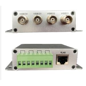 Bulenera de 4 Canales Metalico AHD HDCVI HDTVI HD 4CH. cable UTP CAT 5/5E/6