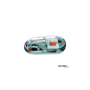 Mouse Inalambrico Transparente 2.4Ghz/Bt5.0 Azul (NM-M670-B)