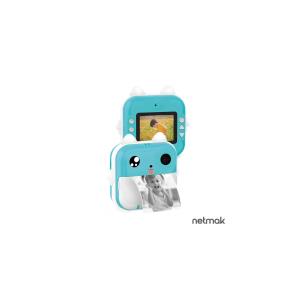 Mini Camara Instantanea Netmak (NM-KIDCAM-B) Azul