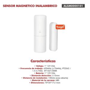 Sensor Magnetico Inalambrico Ficatto (ALSM0000101)