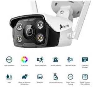 Camara IP Bullet 4mp PoE IP67 IR-WL Int/Ext Tp-Link VIGI C340
