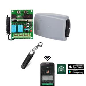 Kit de 2 Canales Receptor WiFI + Llavero (KIT-402WF) 4816