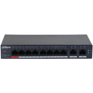 Switch 10 Puertos 8 PoE Dahua (DH-CS4010-8ET-110)SIN FUENTE