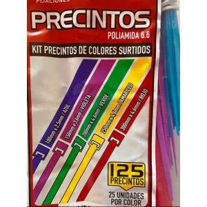 kit de 125 Precintos Surtidos (PTLFKIT003S)