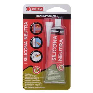 Silicona Neutra Transparente x85ml Tacsa (PTTACSA401IP)