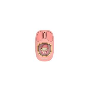 Mouse Kids Inalambrico Recargble Netmak (NM-MK01-P) Rosa