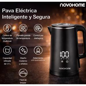 Pava Electrica 1.7Lts 1500w NOVOHOME (NH-EKV100)