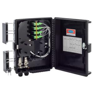 Fdb Caja Exterior Ftth 2X16 Completa C/Agarre Reforzado Negro (GLC-FBD-001-02)