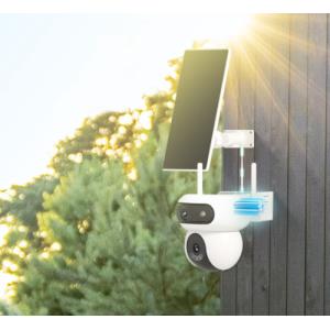Camara IP 4MP Ezviz HB90 Lente Dual + Panel Solar R100