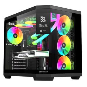 Gabinete Solarmax Gaming Case Without PSU (CM-B950S) Negro