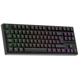 Teclado Gamer Mecanico TKL Tri-Modo Solarmax (GMKB88RB) Negro 23517Q
