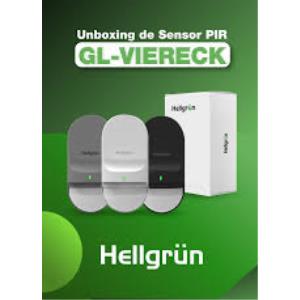 Sensor Pir Viereck Plus Inalambrico Hellgrün (GL-VIERECKPLUS GRIS)