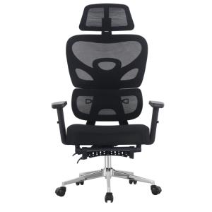 Silla Oficina Ergonomica Negra Empoli (EM-ERG3) HESX0129