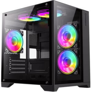 OUTLET Gabinete Gamer Gamemax Infinity Mini FLEX-ATX/ITX (GOLPEADO)