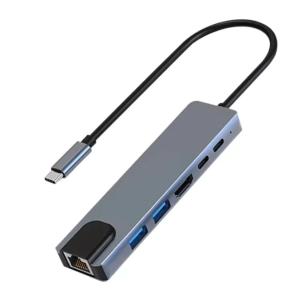 Hub USB Tipo-C 6en1 Vapex (LTA522)