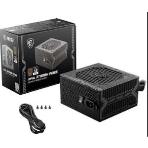 Fuente MSI Mag 750w 80 Plus Bronze PCIE 5.1/ATX 3.1 A750BN